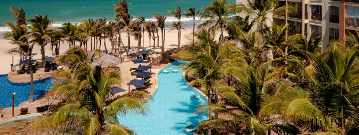 Fachada do Acqua Beach Park Resort
