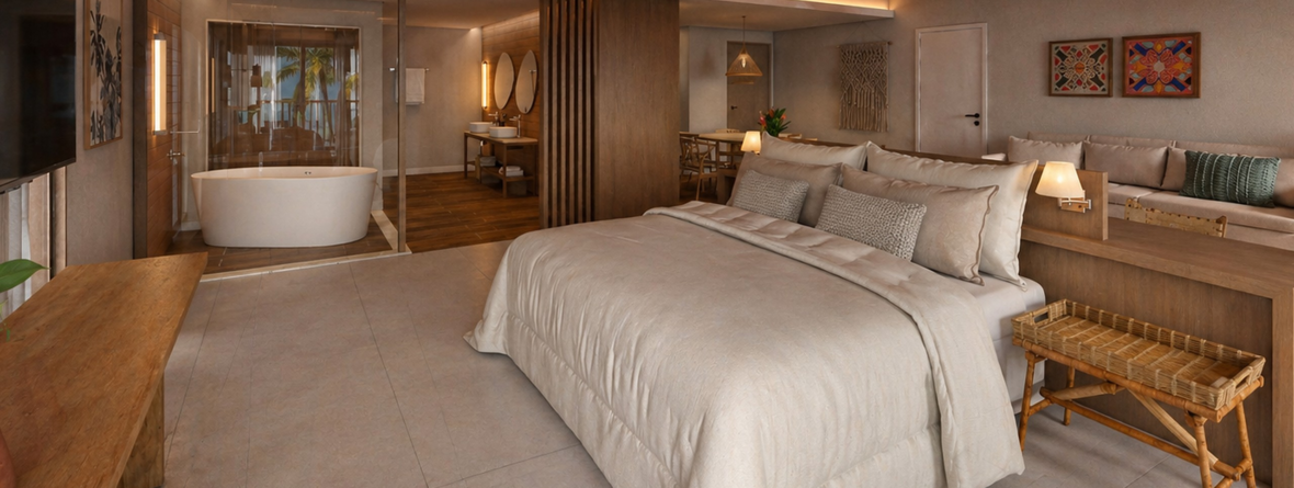 Quarto do Ohana Beach Park Resort